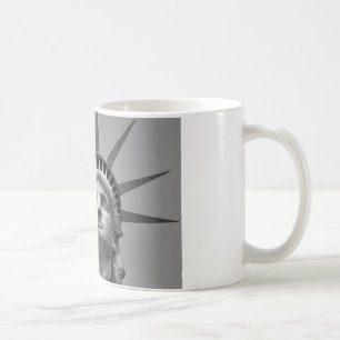 Black & White Statue of Liberty New York Coffee Mug