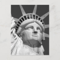 Black & White Statue of Liberty