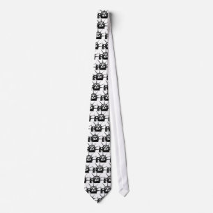 Black & White Statue of Liberty Tie