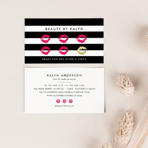 Black & White Stripe Beauty Loyalty