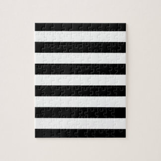 Black White Stripe Frustrating Jigsaw Puzzle