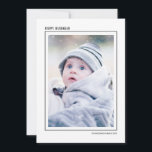 Black & White Striped Happy Hanukkah Family Photo Holiday Card<br><div class="desc">Stylish and cute photo cards are perfect for all your friends and family this holiday season. Customise the text "happy hanukkah" with your own greet and change the family name and the year and swap out the picture for a photo of your kids, pet, or the whole family. The design...</div>