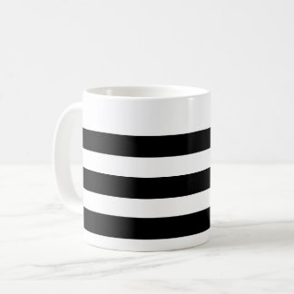 Black & White Striped Mug