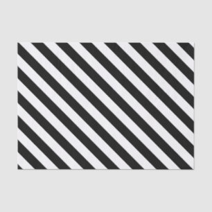 Black & white striped wedding gift tissue paper