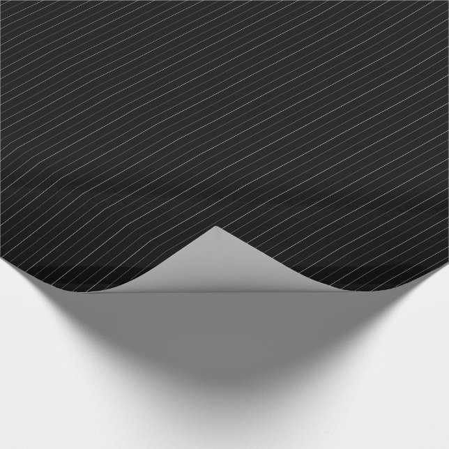 Black-White Stripes-3-GIFT WRAPPING PAPER (Corner)