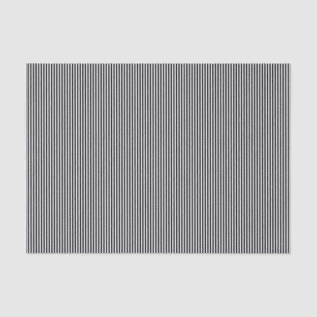 Black-White Stripes-6-TISSUE WRAPPING PAPER (Front)
