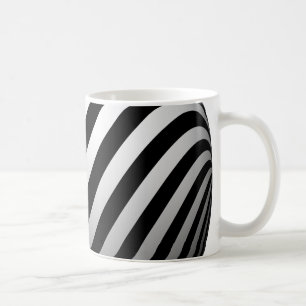 Black & White Stripes Mug