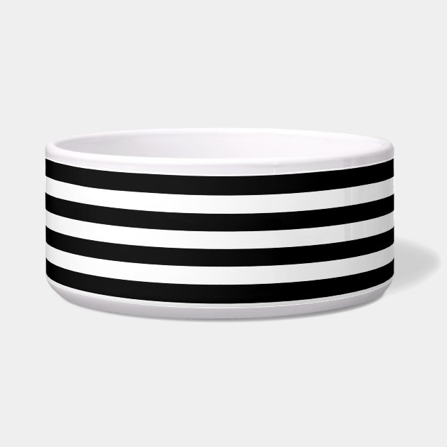 Black White Stripes Pattern {pick your colour} (Front)