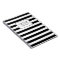 Black & White Stripes Personalised Notebook