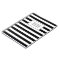 Black & White Stripes Personalised Notebook