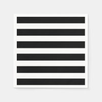 Black & White Stripes Striped Party