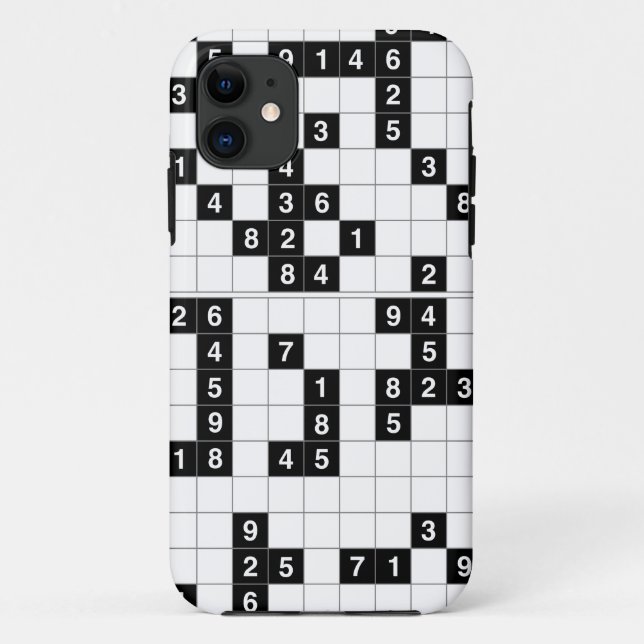 black white sudoku Case-Mate iPhone case (Back)