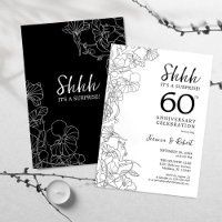 Black White Surprise 60th Anniversary