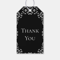 Black White Swirl Gothic Wedding