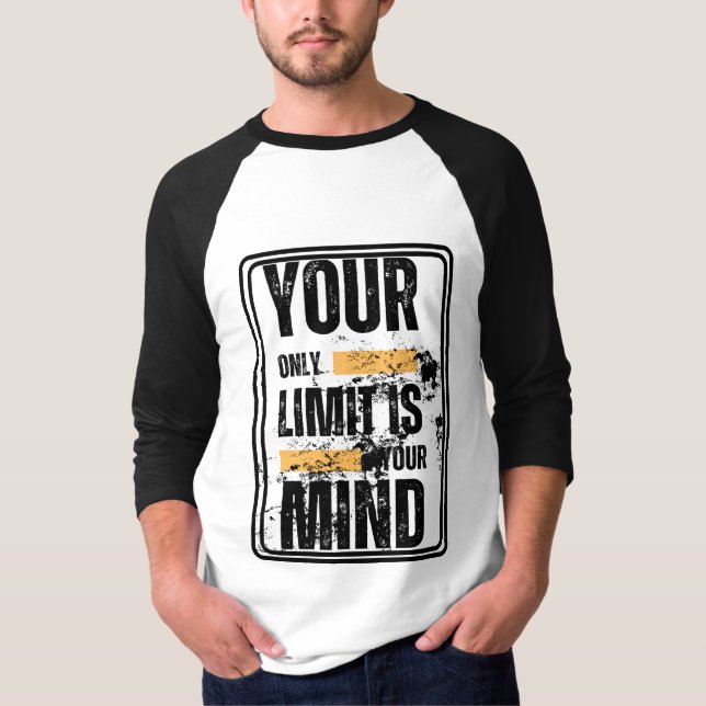 Black & white  T-Shirt (Front)