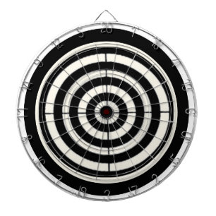 Black & White Target Dartboard