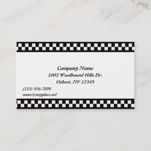 Black, White, Taxi Business Card