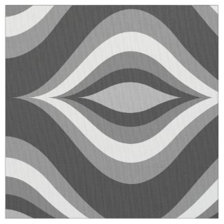 Black &amp; White Teardrops Modern Geometric Pattern