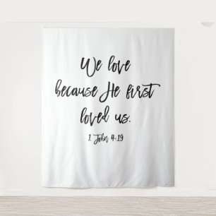 Black & white text backdrop photo backdrop tapestry