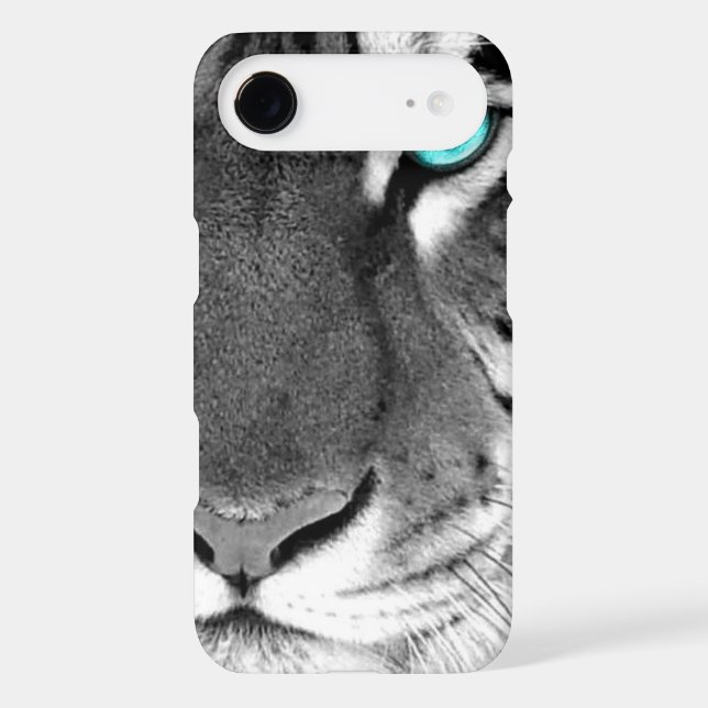 Black White Tiger Case-Mate iPhone Case (Back)