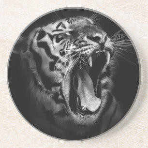 Black & White Tiger Coaster