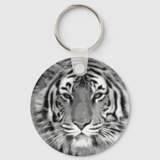 Black & White Tiger Key Chains