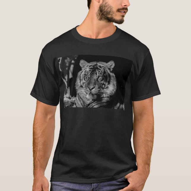 Black & White Tiger T-Shirt (Front)