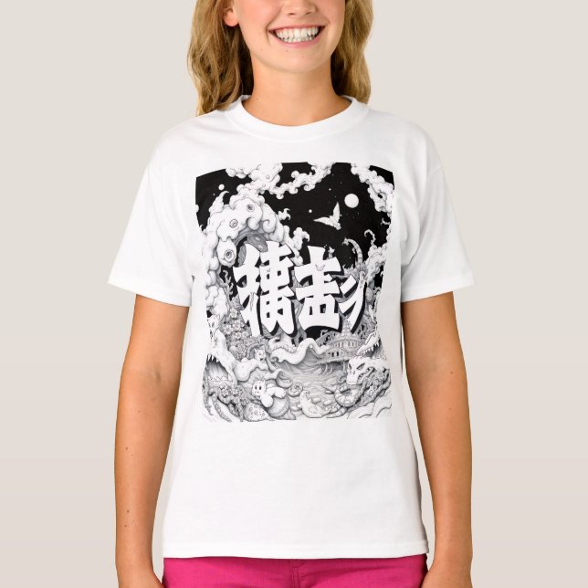 Black & White Tokyo T-Shirt (Front)