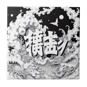 Black & White Tokyo Tile