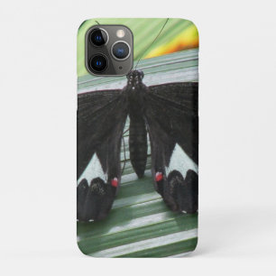 Black & White Tropical Butterfly  iPhone 11 Pro Case