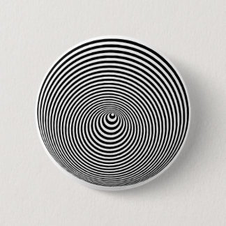 Black & White tunnel vision 6 Cm Round Badge
