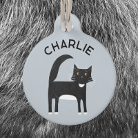 Black White Tuxedo Cat Personalised