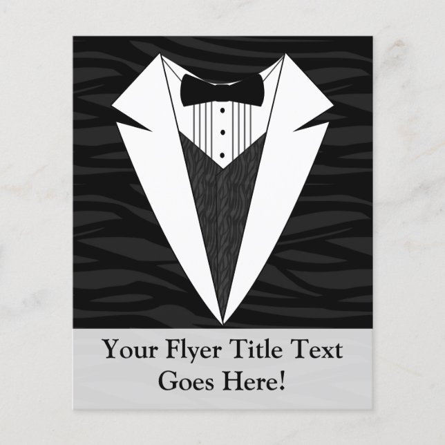 Black/White Tuxedo Flyer (Front)