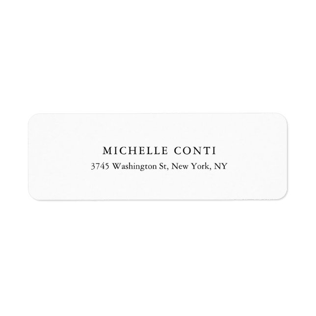 Black White Unique Classical Elegant Minimalist (Front)