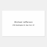 Black White Unique Classical Elegant Plain