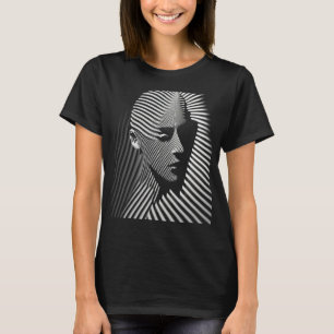 Black & White Venetian Vector Profile T-Shirt