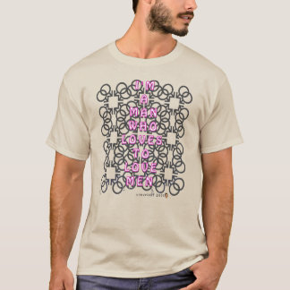 Black&White version:Men who love to love Men T-Shirt