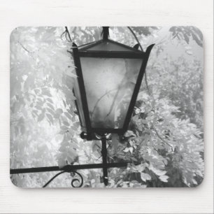 Black & White view of light fixture Mouse Mat