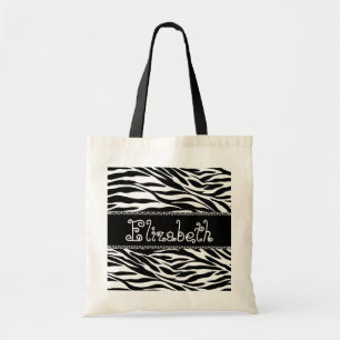 Black & White Wedding Favour Zebra Bridesmaid Bag
