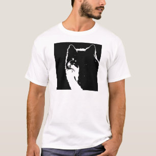 Black & White Wolf T-Shirt
