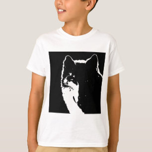 Black & White Wolf T-Shirt