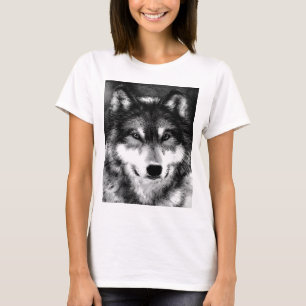 Black & White Wolf T-Shirt