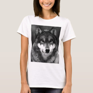 Black & White Wolf T-Shirt