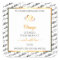 Black White Word Cloud Product Label Orange Hearts