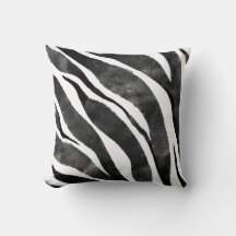 Black white Zebra Animal Print