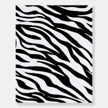 Black & White Zebra Pattern