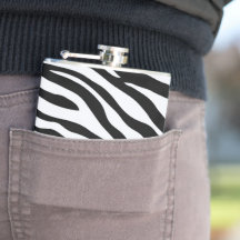 Black & White Zebra Pattern Safari Wrapped