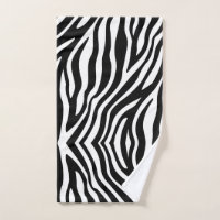 Black White Zebra Print