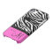 Black & White Zebra stripes with hot pink