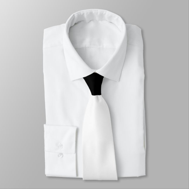 black-white –zweifarbig two-tone – schwarz-weiß tie (Tied)